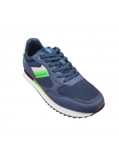 Pantofi sport bărbaţi, piele naturală şi textil, alb/gri/negru 2