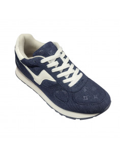 Pantofi sport bărbaţi, piele naturală şi textil, alb/gri/negru 2